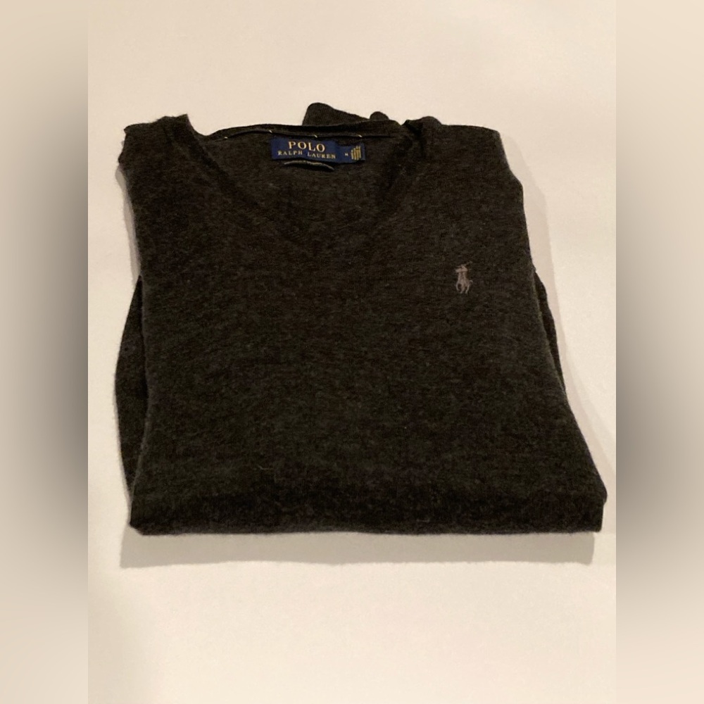 Polo Ralph Lauren Washable Merino Wool Sweater READ Men’s M Sweatshirt Pullover - Picture 7 of 12